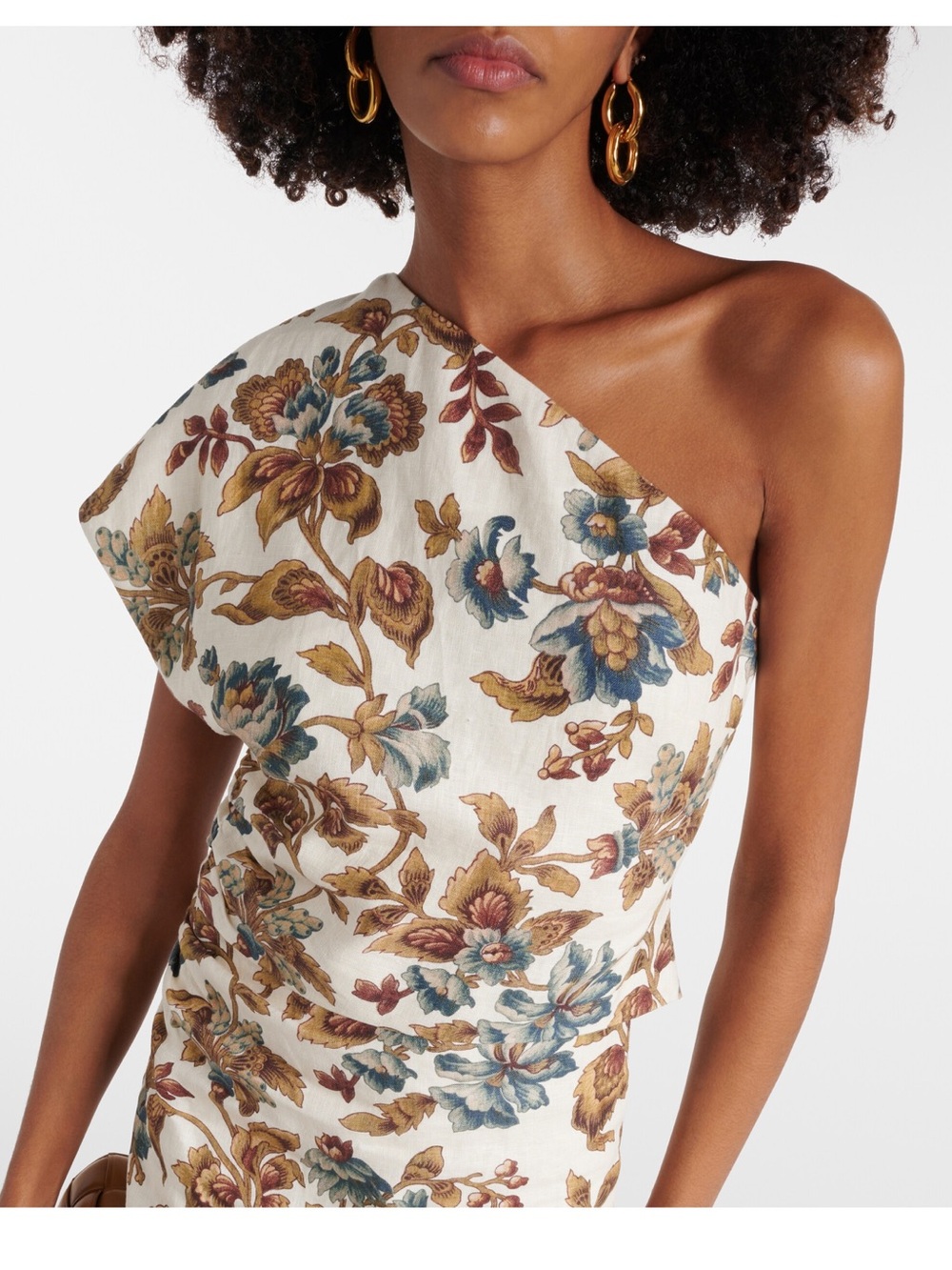 SIR. Eleanora Floral One Shoulder Top - Picture 3 of 3